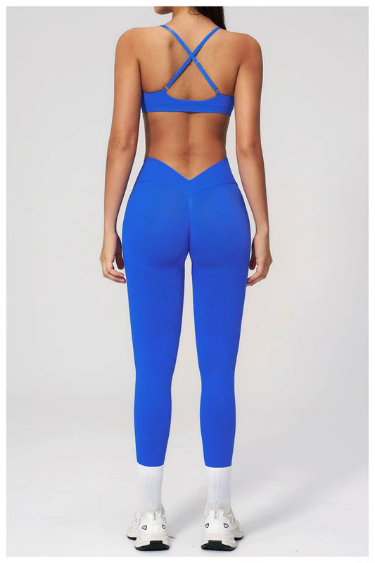 Sample leggings (Small) & Bra (Medium) -Blue