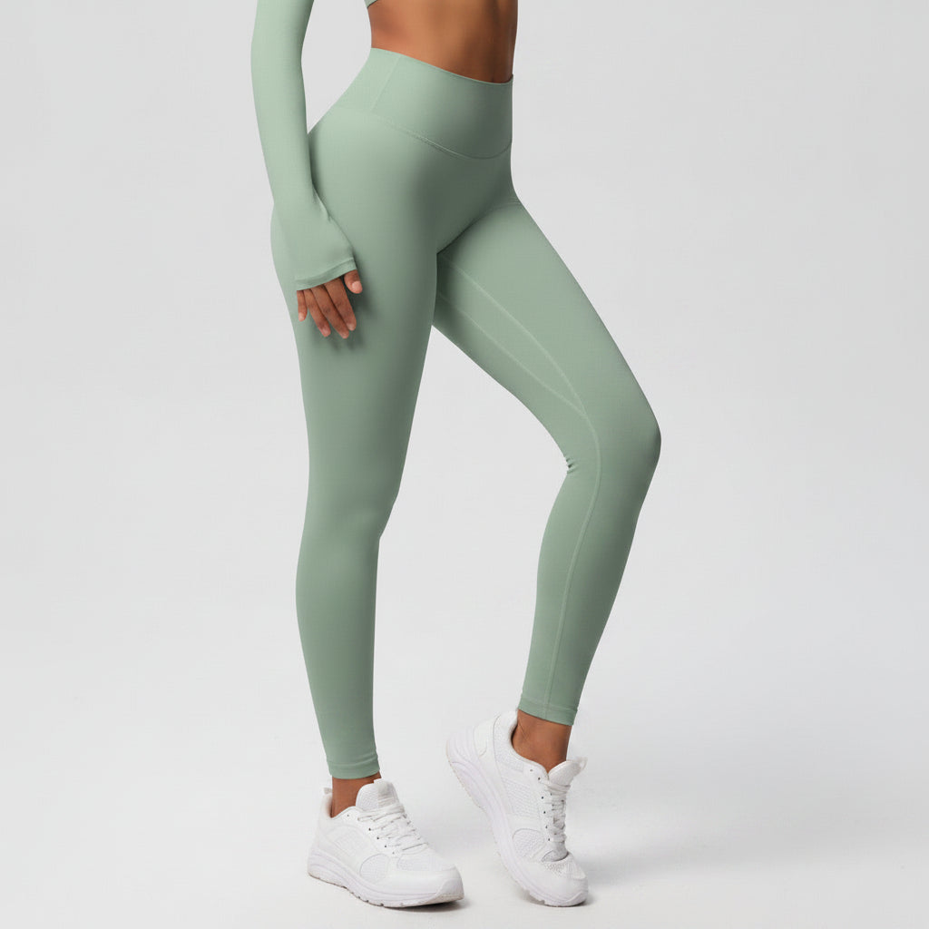 Green Yoga Leggings