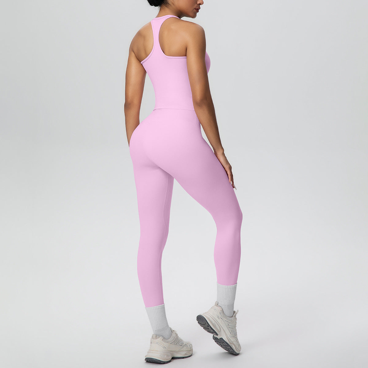Flex Racer Back Top  - Pink