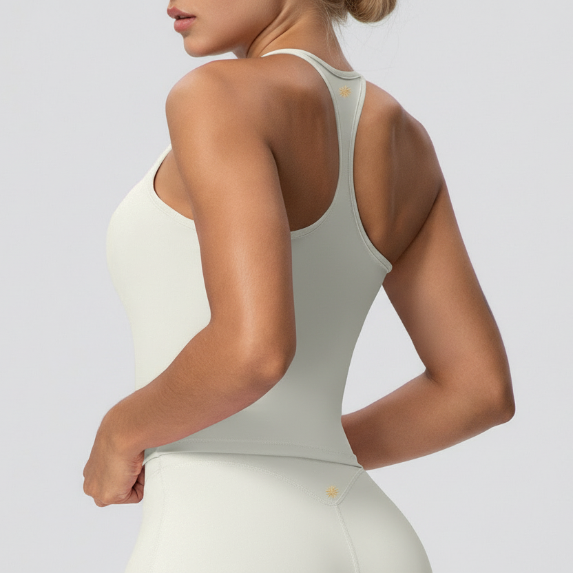 womens white tennis top