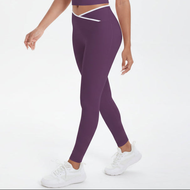 purple leggings for gym