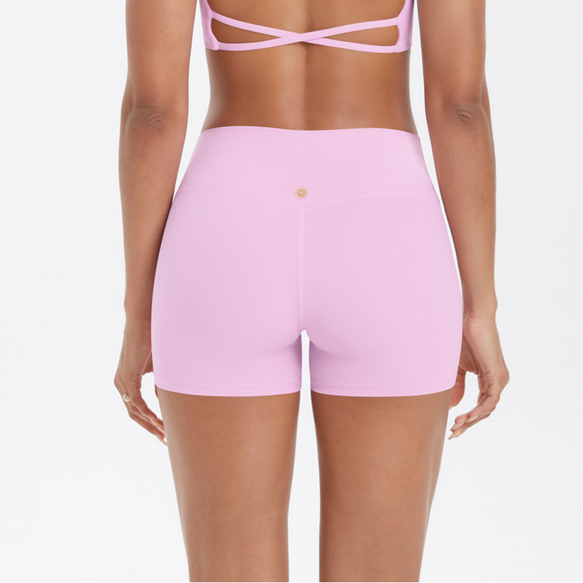 pink gym shorts