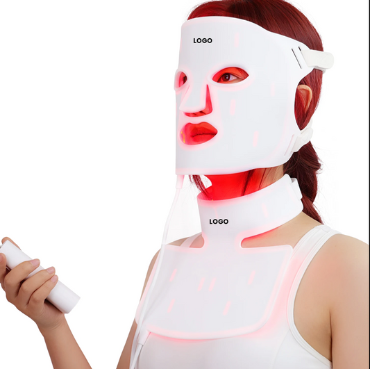 Silicon Red Light and Near Infrared Light Face and Neck mask 415nm 630nm 830nm