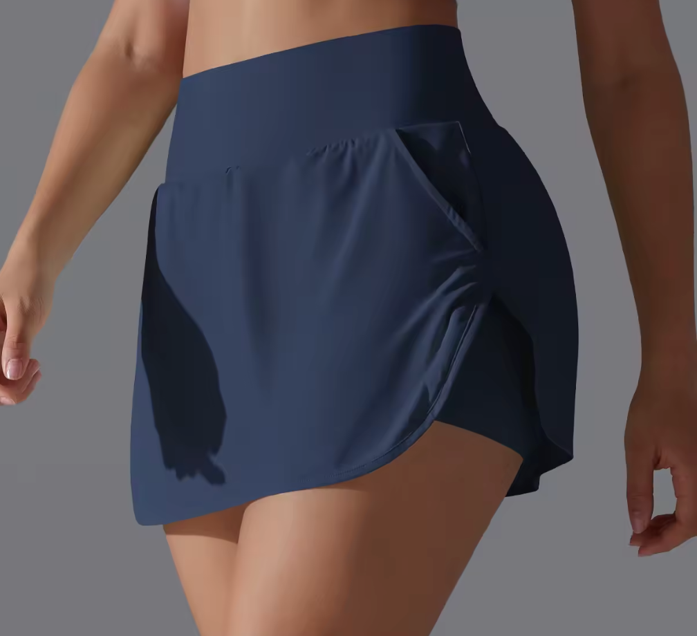 Navy tennis skirt skort