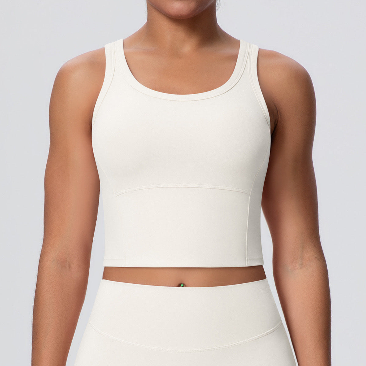 womens white crop bra trop