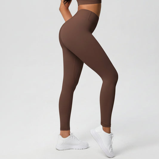 brown leggings for gym yoga pilates