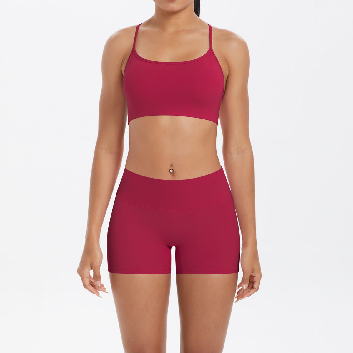 red gym shorts outfit valentines day