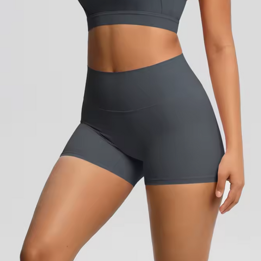 dark gray gym shorts bike shorts crossfit shorts