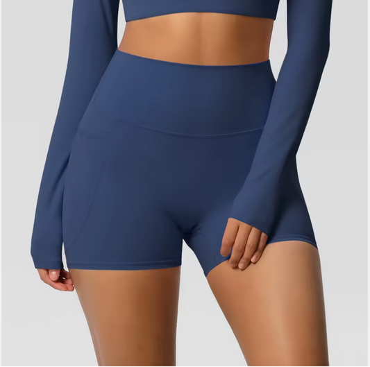 navy bike shorts iphone pocket